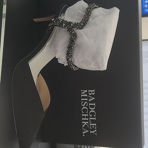 Badgley Mishka Galaxy evening shoe, size 8, new